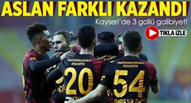 kayserispor-galatasaray-mac-özet-a24haber