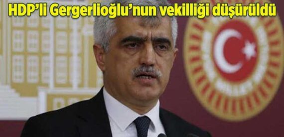 HDP’li Ömer Faruk Gergerlioğlu’nun milletvekilliği düşürüldü