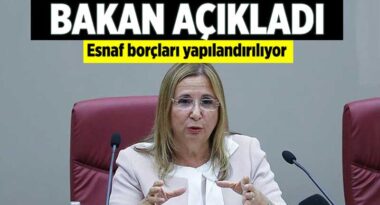 ruhsar-pekcan-esnaf-borc-mujde-a24haber