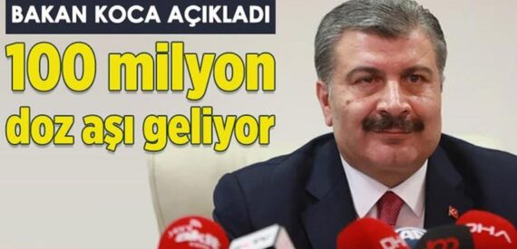 Bakan Fahrettin Koca aşı hakkında son durumu açıkladı