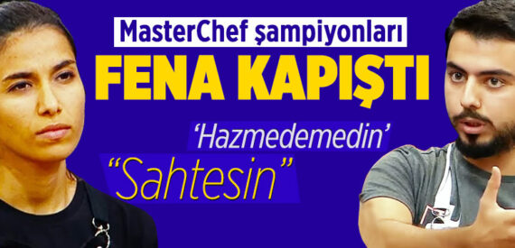 MasterChef şampiyonları Cemre Uyanık ile Serhat Doğramacı fena kapıştı