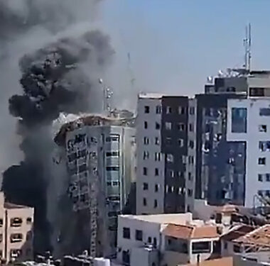 gazze-filistin-israil-basin-binasini-vurdu-a24haber