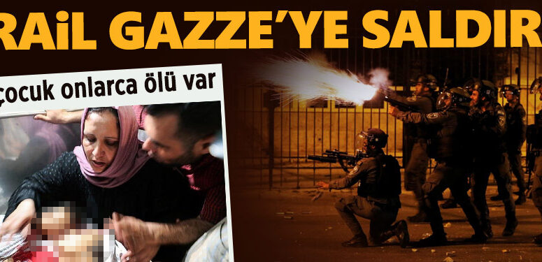 İsrail Gazze’ye saldırdı: 9’u çocuk onlarca kişi öldü