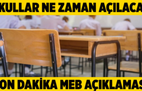 okullar-ne-zaman-acilacak-liseler-ortaokullar-ilkokullar-ne-zaman-aciliyor-meb-ziya-selcuk-a24haber