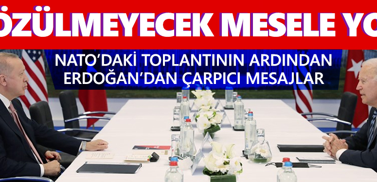 Cumhurbaşkanı Erdoğan: ABD ile çözülemeyecek meselemiz yok