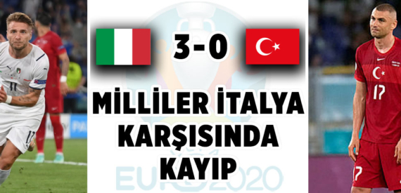 Milli takımımız İtalya karşısında mağlup oldu | Maç sonucu: İtalya 3-0 Türkiye