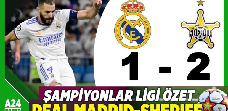 Real Madrid – Sheriff Şampiyonlar Ligi Maç Özeti İzle