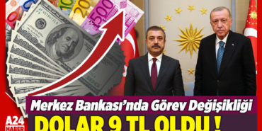 merkez-bankasi-gorev-degisikligi-dolar-9-tl-oldu-youtube-a24haber