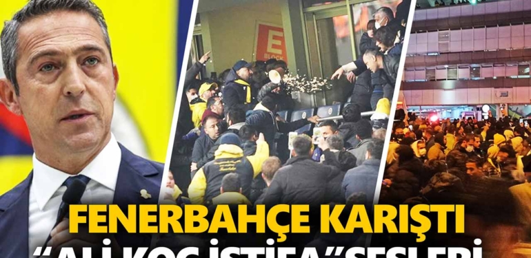Fenerbahçe Beşiktaş maçından sonra taraftarlardan Ali Koç istifa sesleri yükseldi