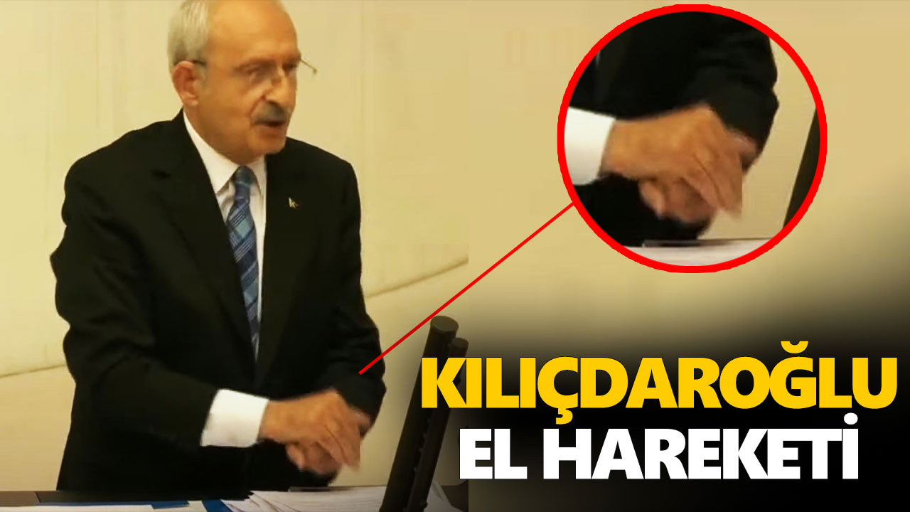 Kemal Kılıçdaroğlu el hareketi yaptı, Meclis&#39;te ortalık karıştı! | A24 HABER