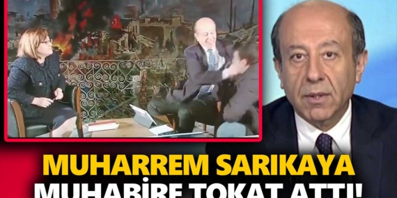 Habertürk Sunucusu Muharrem Sarıkaya’dan İHA Muhabirine Tokatlı Saldırı