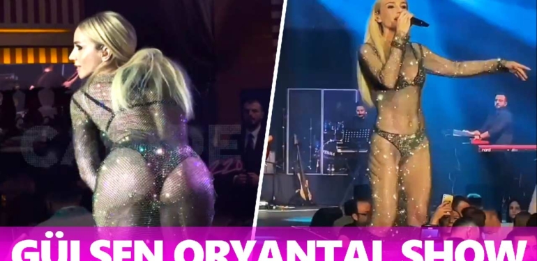 Gülşen oryantal şov ile sahnede büyüledi