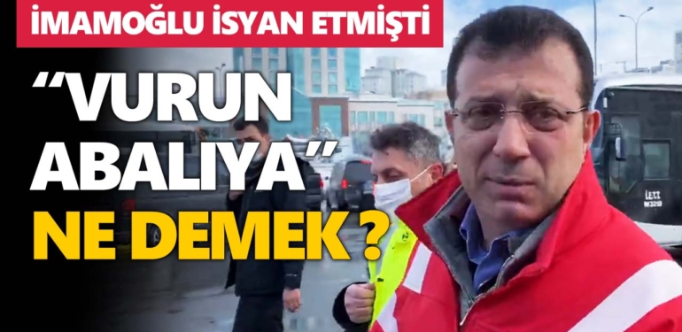Abalı ne demek? Vurun abalıya ne demek?