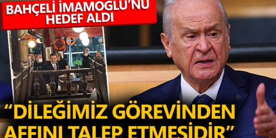 MHP lideri Devlet Bahçeli Ekrem İmamoğlu’nu hedef alarak istifaya davet etti