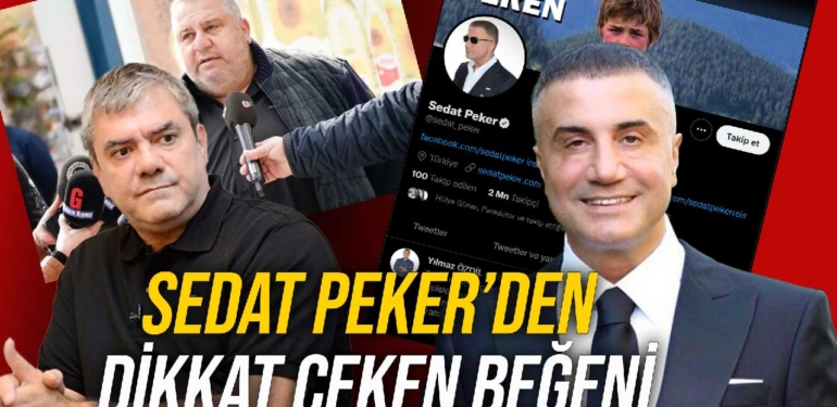 Sedat Peker Halil Falyalı olayının ardından Twitter’da!