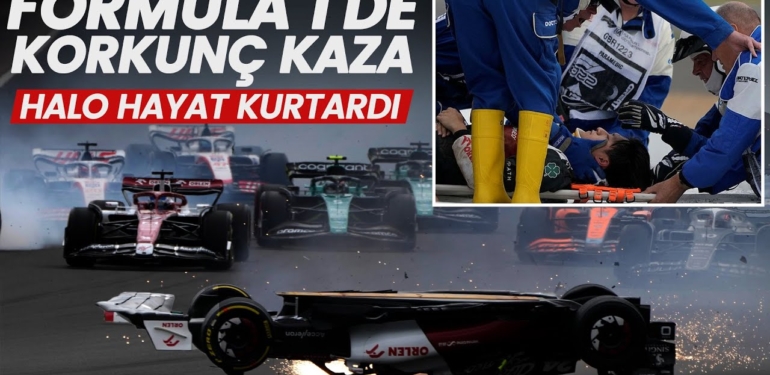 Formula 1’de korkunç kaza! Zhou kaza anı kameralarda