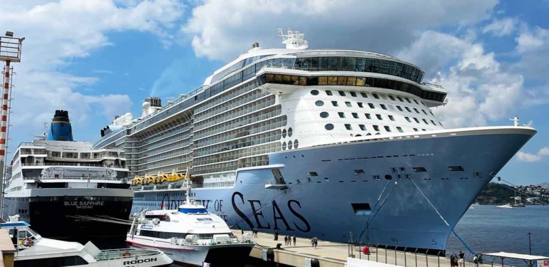 odyssey-of-the-seas-bodruma-geldi-a24haber